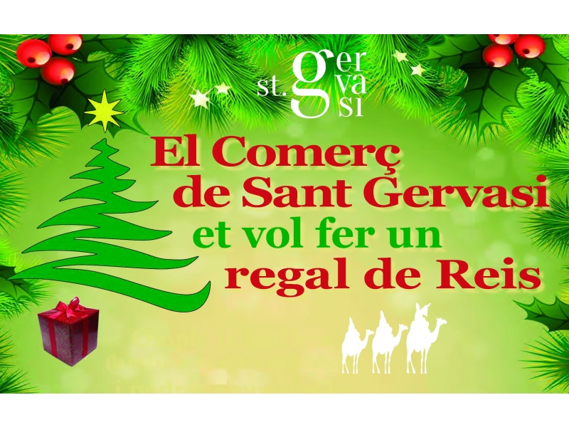 El comercio de Sant Gervasi te quiere hacer un regalo de Reyes