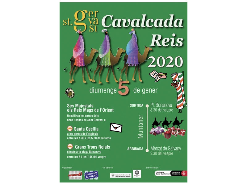 28ª Cabalgata de Reyes de Sant Gervasi 2020